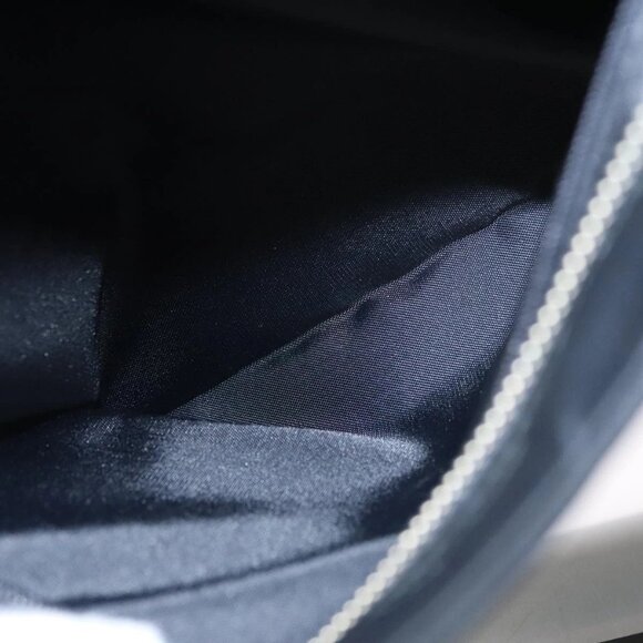 Burberrys Blue Label Hand Bag Nylon Black Auth 111813 - Picture 13 of 16